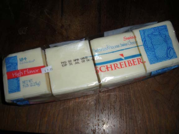 5# Swiss American Cheese