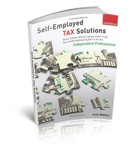 Self Employed TAX Solutions Book by June Walker