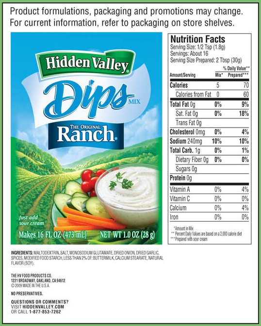 Make Your Own Hidden Valley Ranch Dressing Out of Debt Again