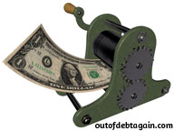 Cartoon of Making Money